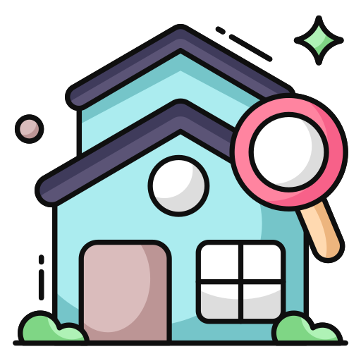 rechercher une maison Icône gratuit rechercher une maison Icône gratuit