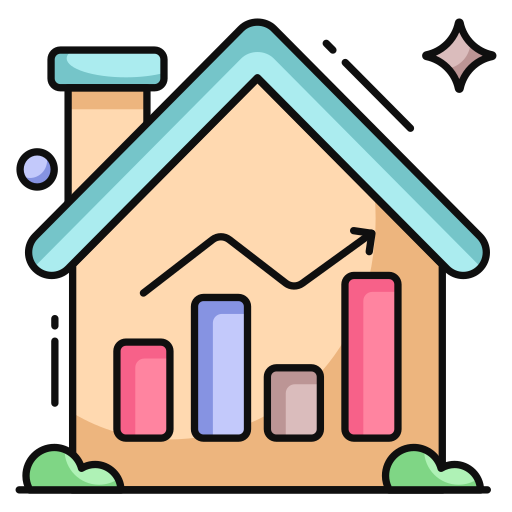 Инфографика недвижимости бесплатно иконка