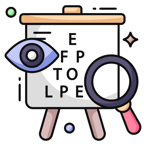 examen de ojos icono gratis