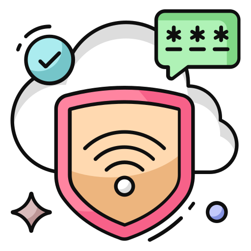 protección en la nube icono gratis