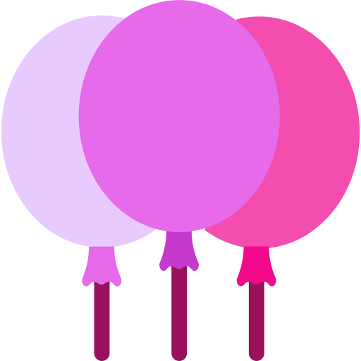 Balloons free icon