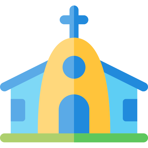 Church Basic Rounded Flat icon