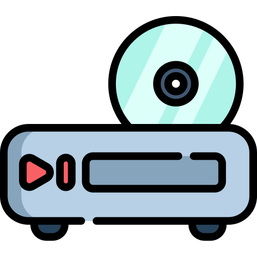 reproductor de dvd icono gratis