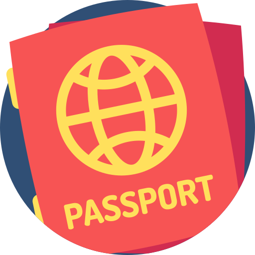 pasaporte icono gratis