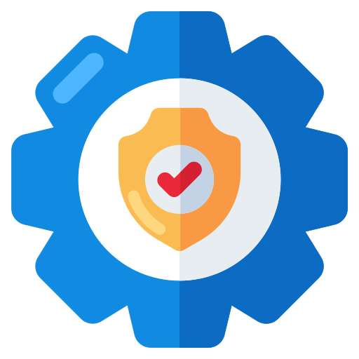 gestion de seguridad icono gratis