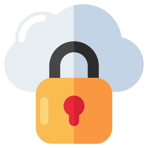 protección en la nube icono gratis