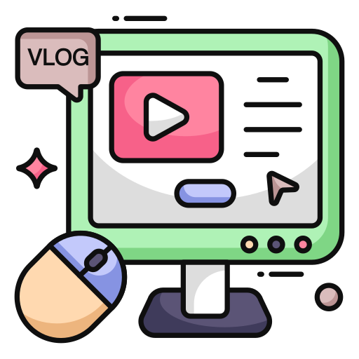 vlog Icône gratuit vlog Icône gratuit