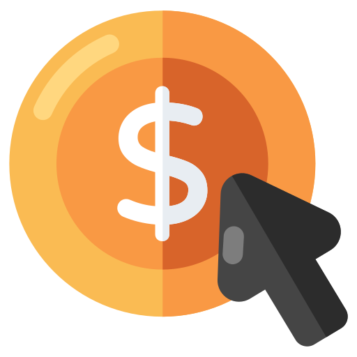 Pay per click free icon