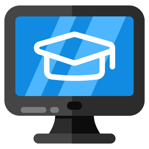 Éducation en ligne Icône gratuit Éducation en ligne Icône gratuit