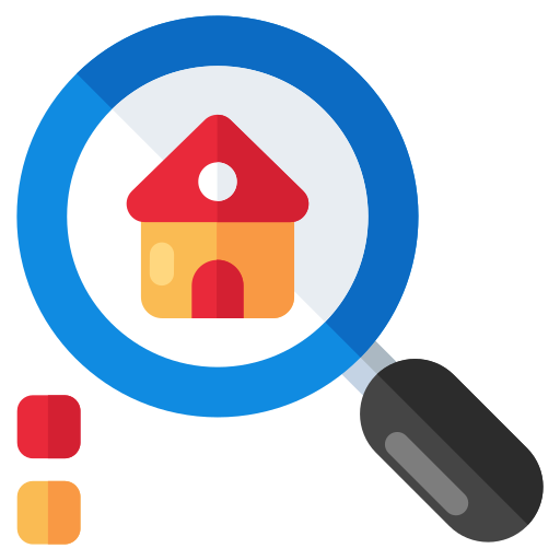 rechercher une maison Icône gratuit rechercher une maison Icône gratuit