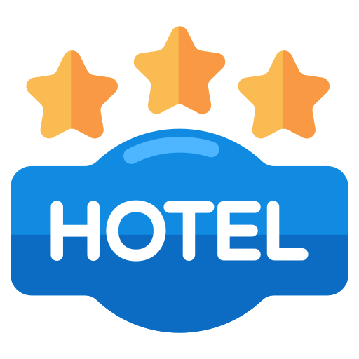 símbolo del hotel icono gratis