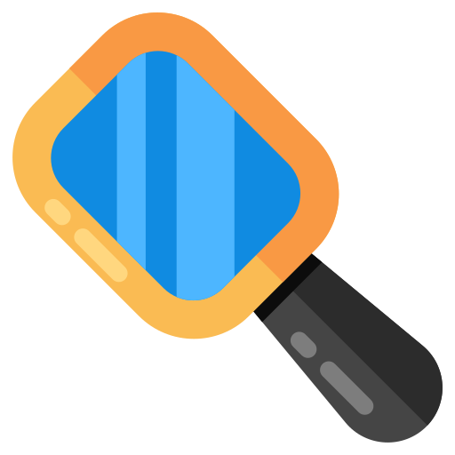Hand mirror free icon