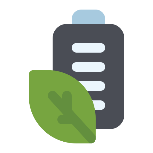 batería ecológica icono gratis