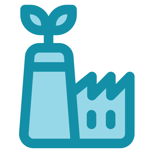 Eco factory free icon