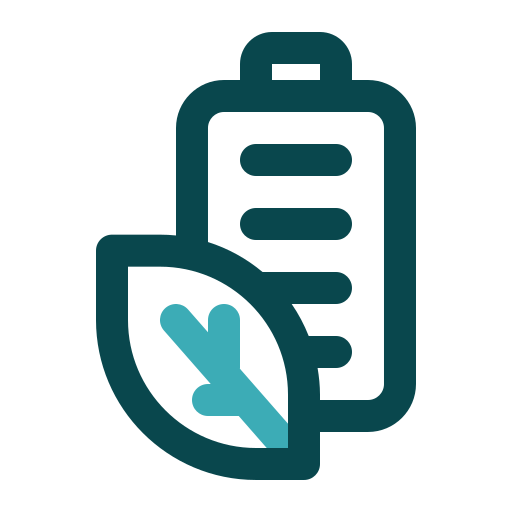 batería ecológica icono gratis