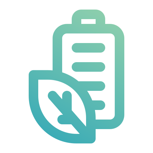 batería ecológica icono gratis