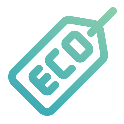 etiqueta ecológica icono gratis