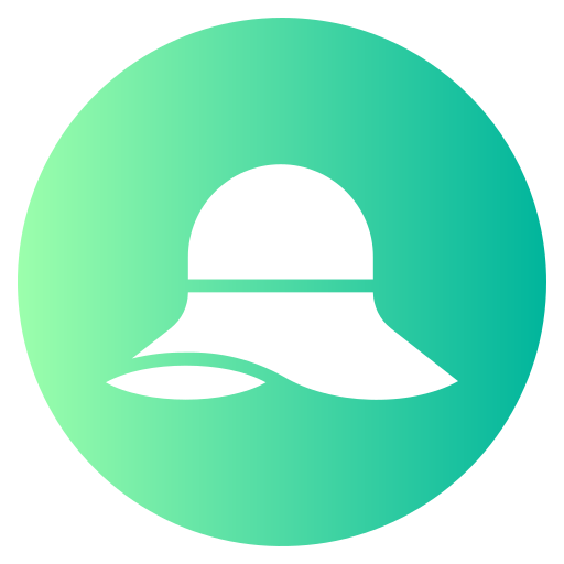 sombrero pamela icono gratis