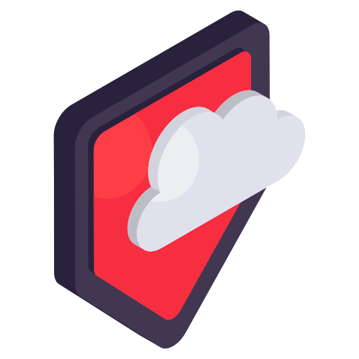 protección en la nube icono gratis