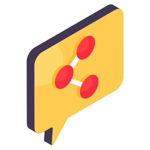 Share discussion free icon