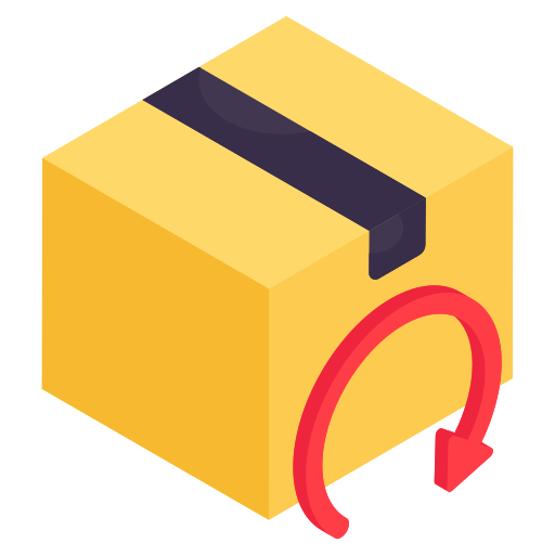 Parcel return free icon Parcel return free icon