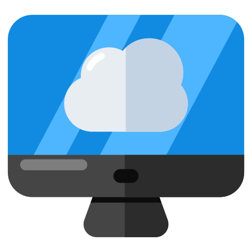 computación en la nube icono gratis