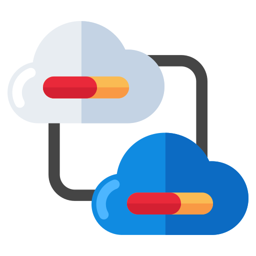 sincronización de datos icono gratis