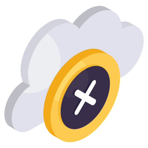 nube equivocada icono gratis