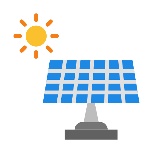 panel solar icono gratis