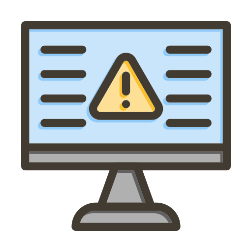 Warning free icon