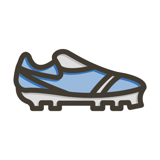 zapatos de fútbol icono gratis