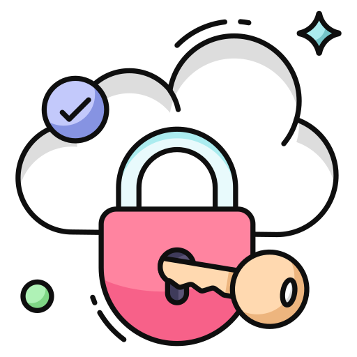 protección en la nube icono gratis