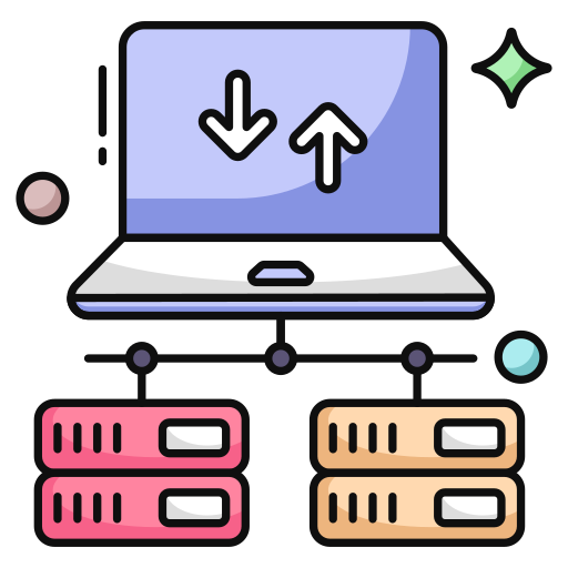 sincronización de datos icono gratis