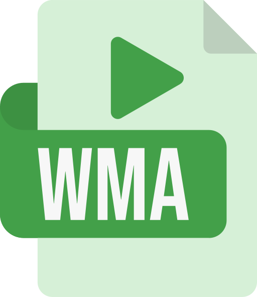 formato de archivo wma icono gratis