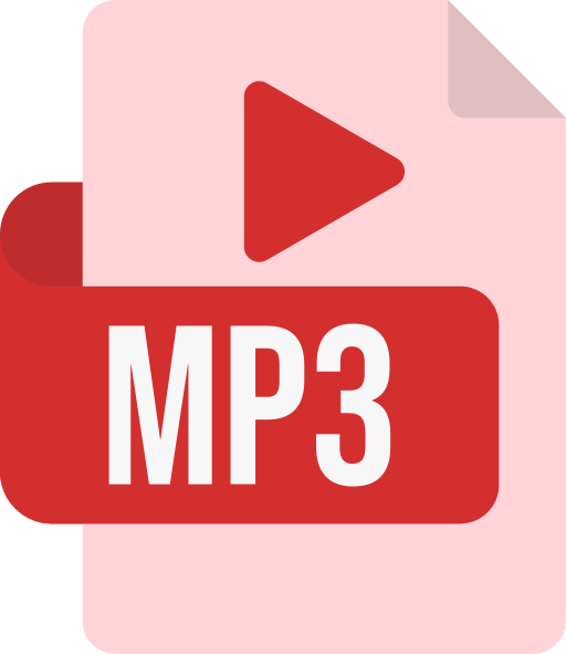 formato de archivo mp3 icono gratis