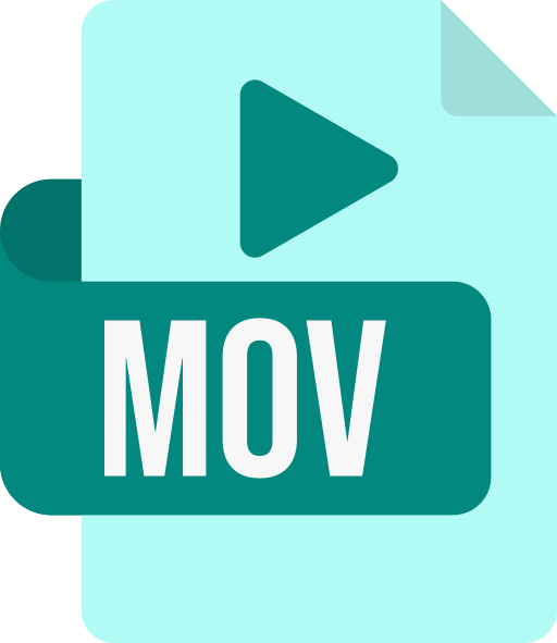 formato de archivo mov icono gratis