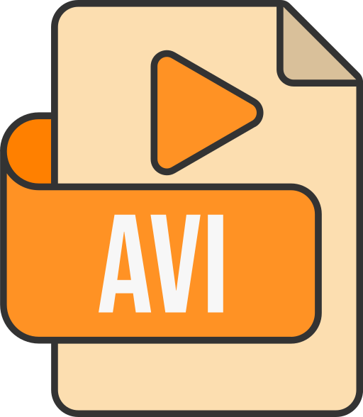 formato de archivo avi icono gratis