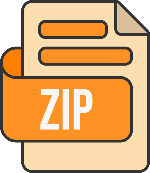 Formato de arquivo zip - ícones de arquivos e pastas grátis