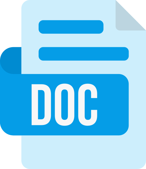 Doc file format - Free files and folders icons