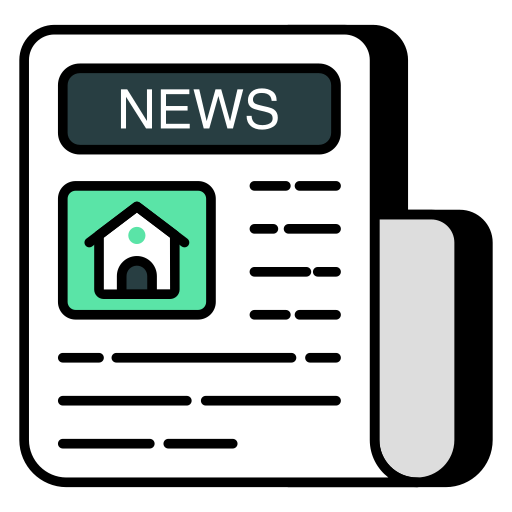 jornal imobiliário grátis ícone jornal imobiliário grátis ícone