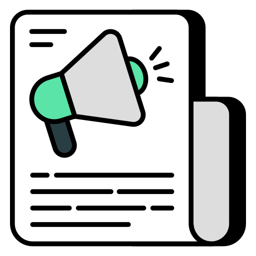 publicidad digital icono gratis