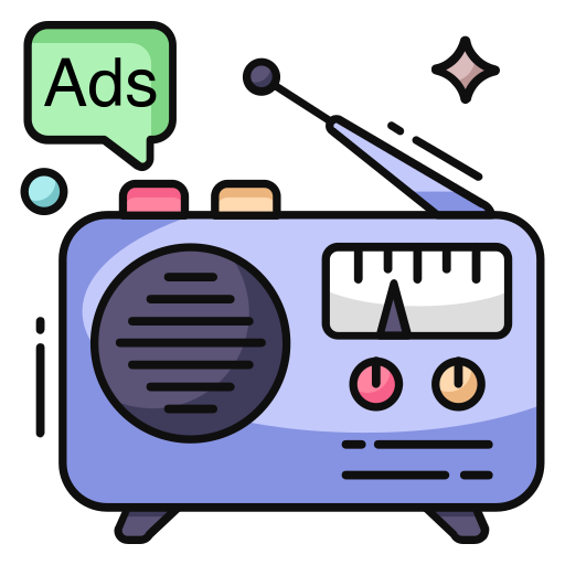 Broadcast media free icon Broadcast media free icon