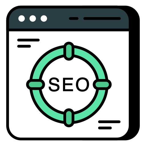 objetivo de seo icono gratis