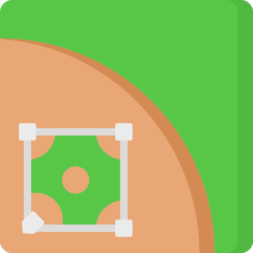 Campo de baseball icono gratis