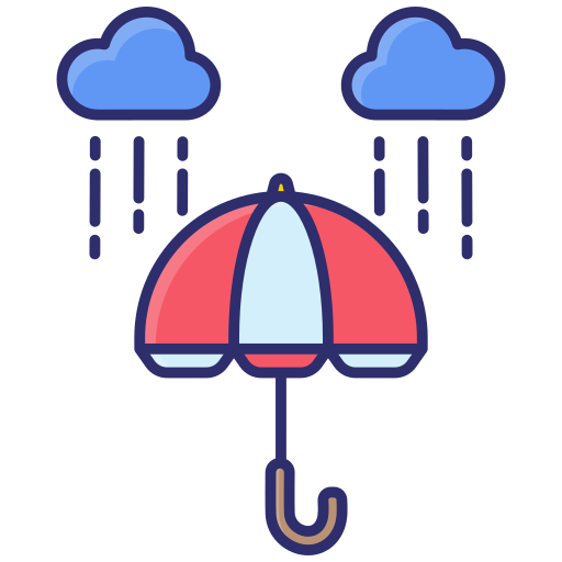 lluvioso icono gratis