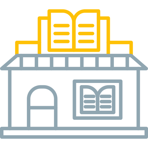 librería icono gratis