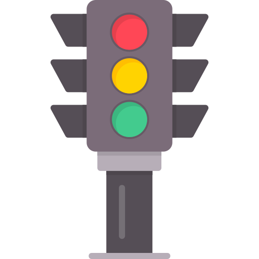 Traffic free icon Traffic free icon