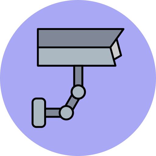 circuito cerrado de televisión icono gratis