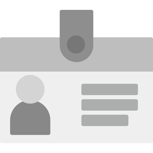 tarjeta de identificación icono gratis