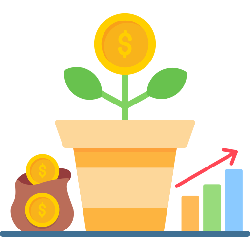 investissement Icône gratuit